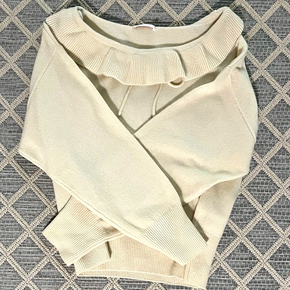 See by Chloe off white sweater in excellent condition